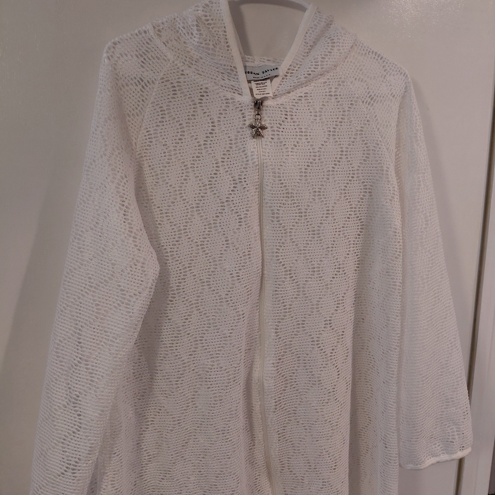 Jordan Taylor White Lace Swim Coverup